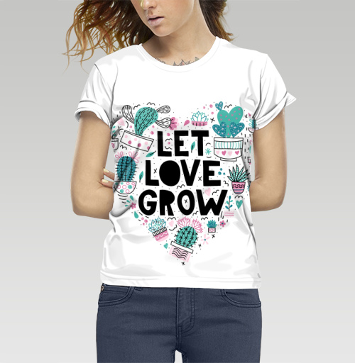 Фотография футболки Пусть любовь растет