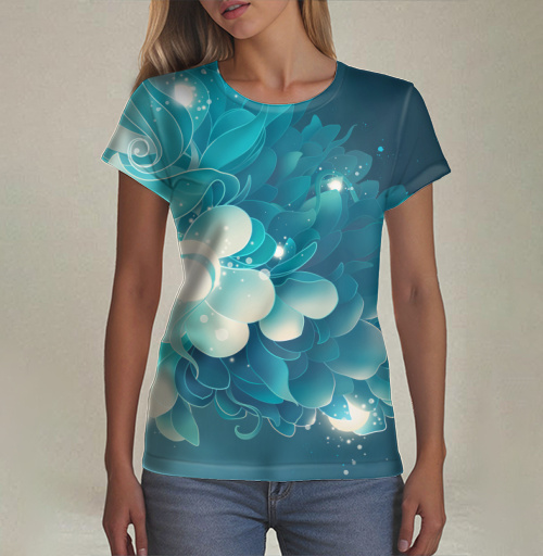 Фотография футболки Абстрактная декоративная