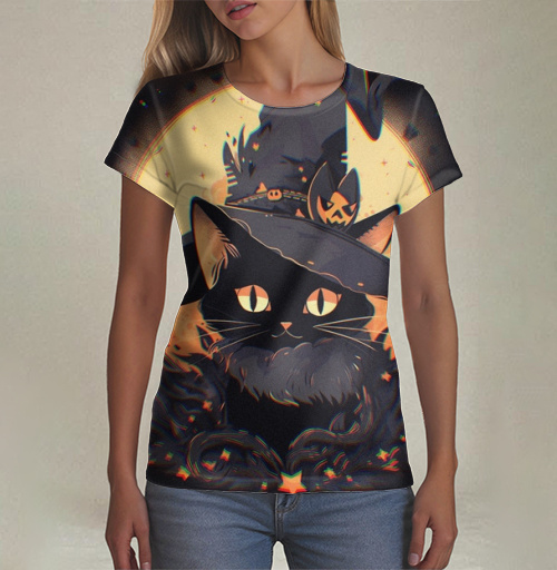 Фотография футболки Мистическая мяука