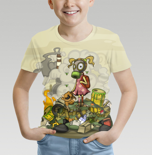 Фотография футболки Загрязнение
