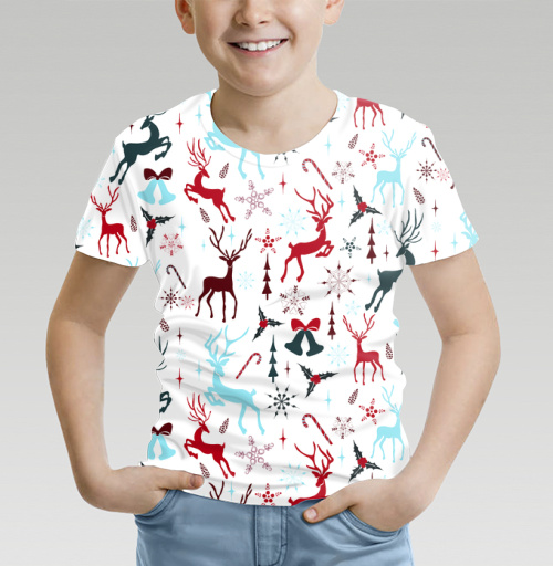 Фотография футболки Рождественские олени