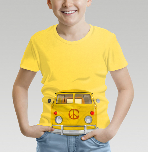Фотография футболки Хиппи Автобус
