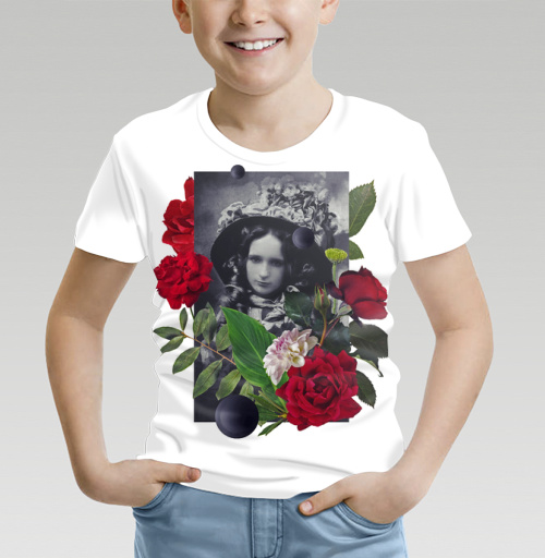 Детская футболка 3D с рисунком Аленький цветочек 167846, размер 2-3года (98) &mdash; 10лет (146) - купить в интернет-магазине Мэриджейн в Москве и СПБ
