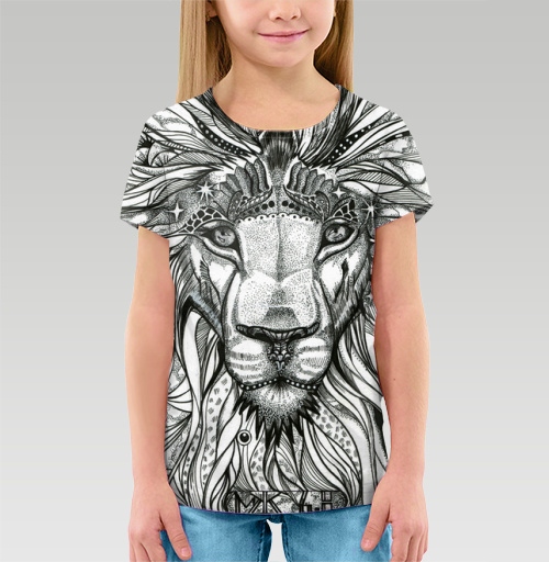 Фотография футболки Стилизованный лев