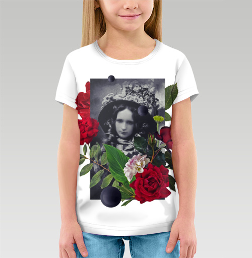 Детская футболка 3D с рисунком Аленький цветочек 167846, размер 2-3года (98) &mdash; 10лет (146) - купить в интернет-магазине Мэриджейн в Москве и СПБ
