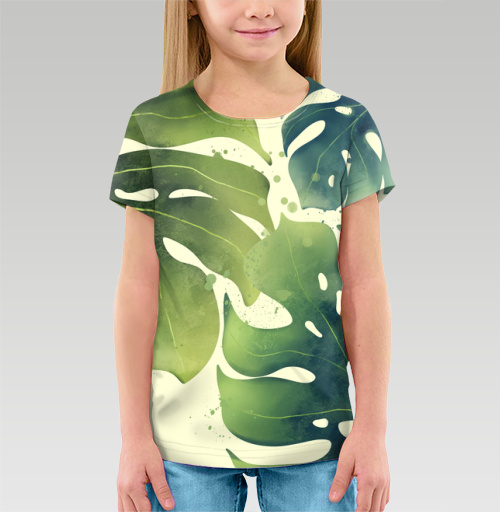 Фотография футболки Три листа пальмы