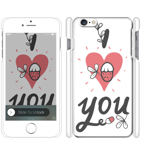 Чехол на iPhone Надпись  "я люблю тебя" - купить в интернет-магазине Мэриджейн в Москве и СПБ