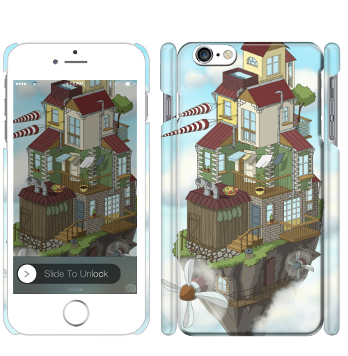 Чехол на iPhone Flying house - купить в интернет-магазине Мэриджейн в Москве и СПБ