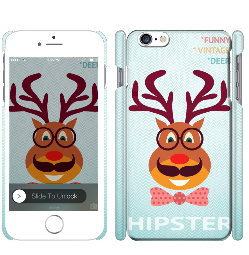 Чехол на iPhone Hipster Deer - купить в интернет-магазине Мэриджейн в Москве и СПБ