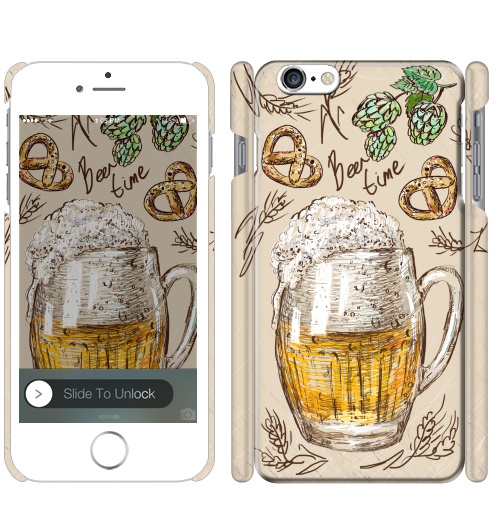 Чехол на iPhone Кружка пива - купить в интернет-магазине Мэриджейн в Москве и СПБ