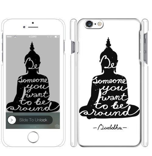 Чехол глянцевый для iPhone 8 Мудрость Будды - купить в интернет-магазине Мэриджейн в Москве и СПБ