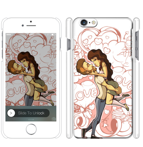 Чехол глянцевый для iPhone 8 Лав - купить в интернет-магазине Мэриджейн в Москве и СПБ
