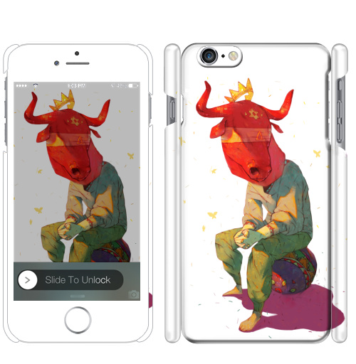 Чехол глянцевый для iPhone 8 Минотавр - купить в интернет-магазине Мэриджейн в Москве и СПБ
