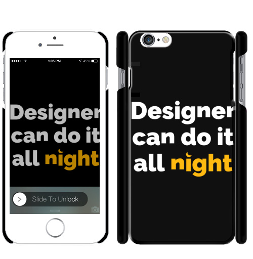 Чехол глянцевый для iPhone 8 Дизайнер может - купить в интернет-магазине Мэриджейн в Москве и СПБ
