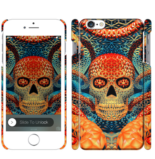 Чехол глянцевый для iPhone 8 Бдд  - оранж - купить в интернет-магазине Мэриджейн в Москве и СПБ
