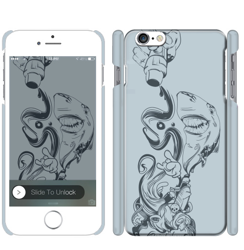 Чехол глянцевый для iPhone 8 Paint show - купить в интернет-магазине Мэриджейн в Москве и СПБ