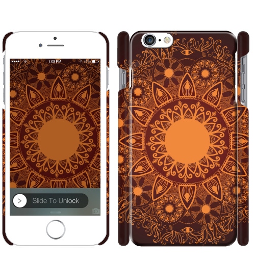 Чехол глянцевый для iPhone 8 Ornamental round pattern - купить в интернет-магазине Мэриджейн в Москве и СПБ