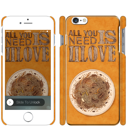 Чехол глянцевый для iPhone 8 All you need is плов - купить в интернет-магазине Мэриджейн в Москве и СПБ