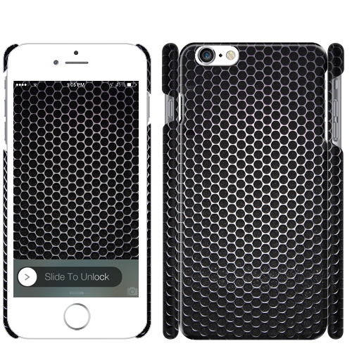 Чехол глянцевый для iPhone 8 Текстура карбон - купить в интернет-магазине Мэриджейн в Москве и СПБ