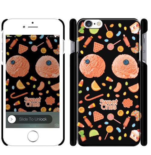 Чехол глянцевый для iPhone 8 Сладенькие - купить в интернет-магазине Мэриджейн в Москве и СПБ