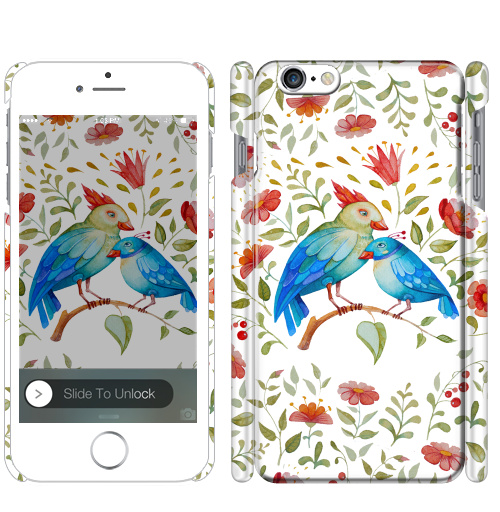Чехол глянцевый для iPhone 8 Птицы - купить в интернет-магазине Мэриджейн в Москве и СПБ