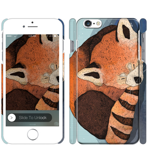 Чехол глянцевый для iPhone 8 Малая Панда - купить в интернет-магазине Мэриджейн в Москве и СПБ