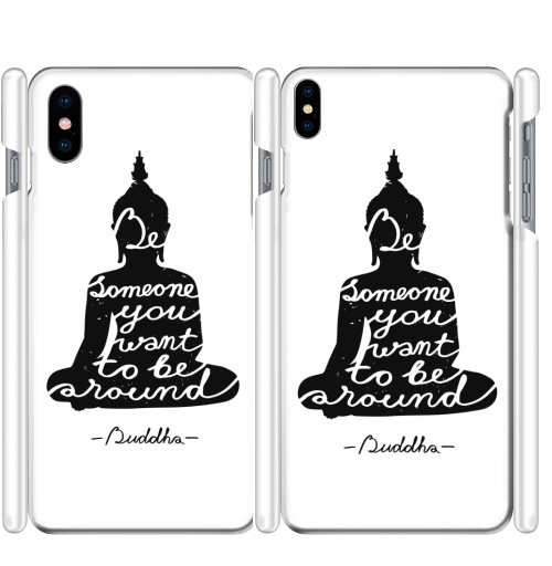 Чехол глянцевые для iPhone X Мудрость Будды - купить в интернет-магазине Мэриджейн в Москве и СПБ