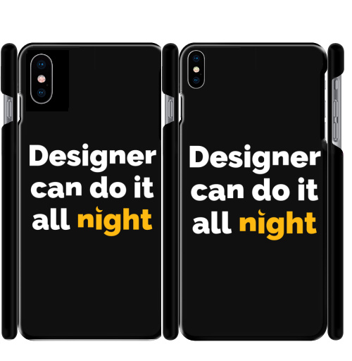 Чехол глянцевые для iPhone X Дизайнер может - купить в интернет-магазине Мэриджейн в Москве и СПБ