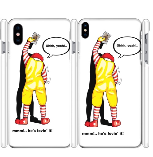 Чехол глянцевые для iPhone X Весело & Густо! - купить в интернет-магазине Мэриджейн в Москве и СПБ