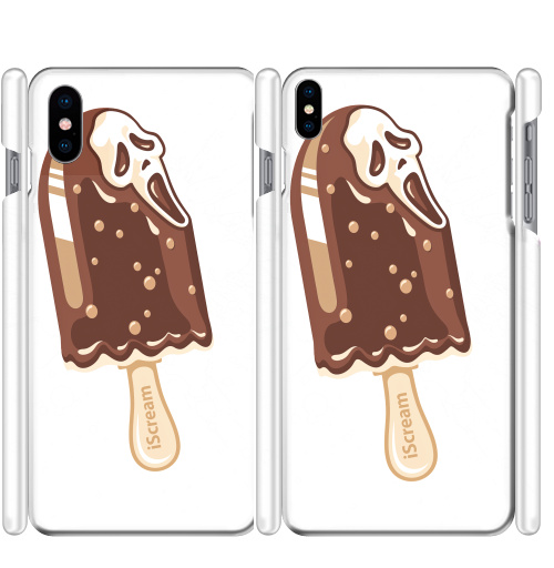 Чехол глянцевые для iPhone X IScream - купить в интернет-магазине Мэриджейн в Москве и СПБ