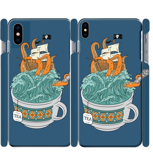 Чехол глянцевые для iPhone X Tea - купить в интернет-магазине Мэриджейн в Москве и СПБ