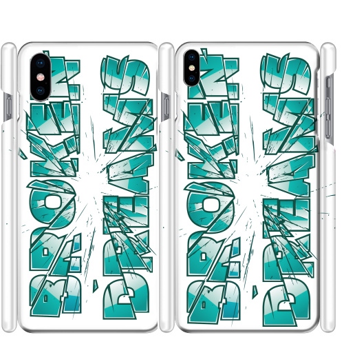 Чехол глянцевые для iPhone X Broken Dreams - купить в интернет-магазине Мэриджейн в Москве и СПБ