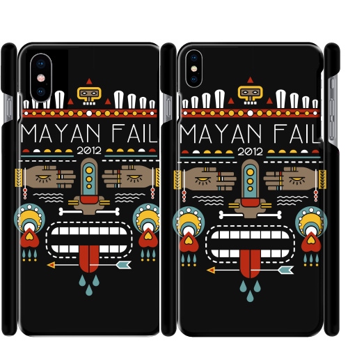 Чехол глянцевые для iPhone X Mayan Fail - купить в интернет-магазине Мэриджейн в Москве и СПБ