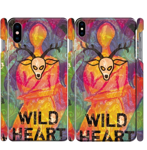 Чехол глянцевые для iPhone X Wild heart - купить в интернет-магазине Мэриджейн в Москве и СПБ