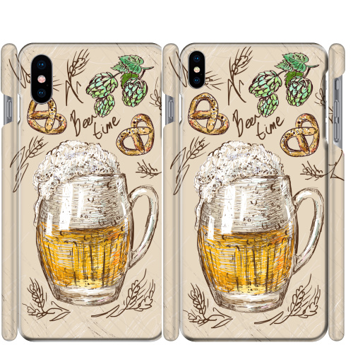 Чехол глянцевые для iPhone X Кружка пива - купить в интернет-магазине Мэриджейн в Москве и СПБ