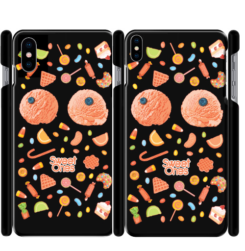 Чехол глянцевые для iPhone X Сладенькие - купить в интернет-магазине Мэриджейн в Москве и СПБ