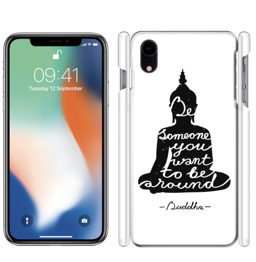 Чехол матовый для iPhone XR Мудрость Будды - купить в интернет-магазине Мэриджейн в Москве и СПБ