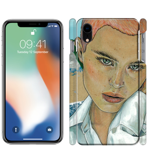 Чехол матовый для iPhone XR Морская - купить в интернет-магазине Мэриджейн в Москве и СПБ