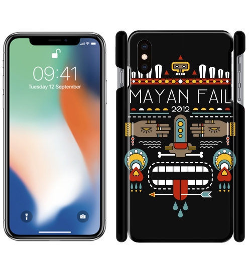 Чехол матовый для iPhone XS Mayan Fail - купить в интернет-магазине Мэриджейн в Москве и СПБ