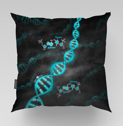 Фотография футболки DNA blue / ДНК — синий