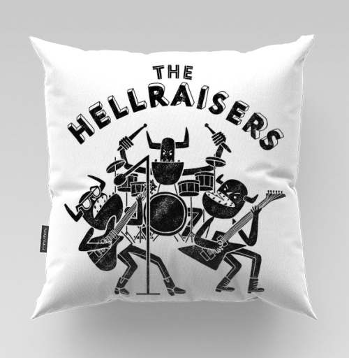 Фотография футболки The Hellraisers / Нарушители спокойствия играют монстры рок музыканты