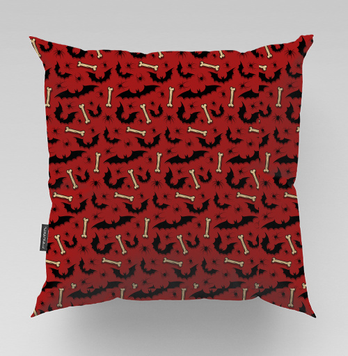 Фотография футболки Летучие мыши, пауки и кости