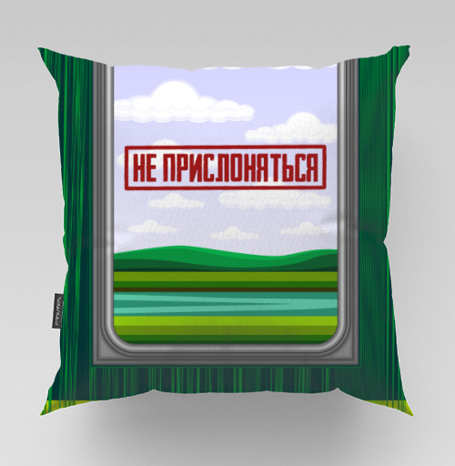 Фотография футболки Природная сцена с надписью Родина Не прислоняться