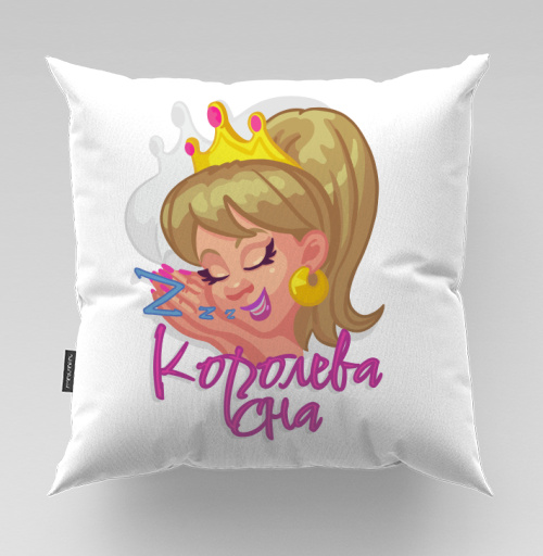 Фотография футболки Мультяшная спящая девушка королева сна