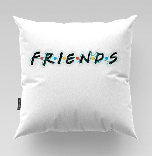 Фотография футболки Дружба и единение надпись Friends Друзья