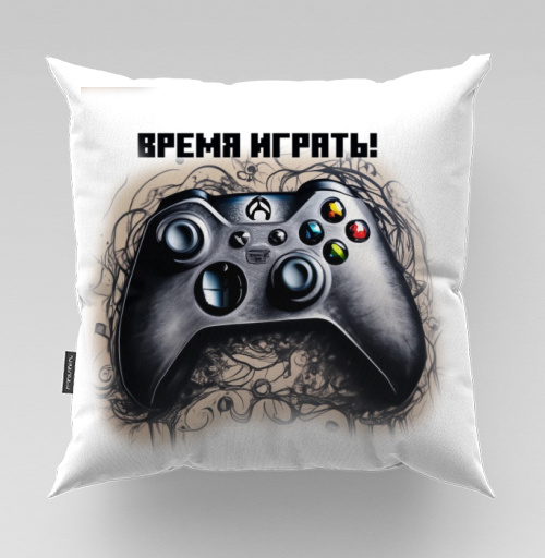 Фотография футболки Игровой контроллер акцент динамика время играть