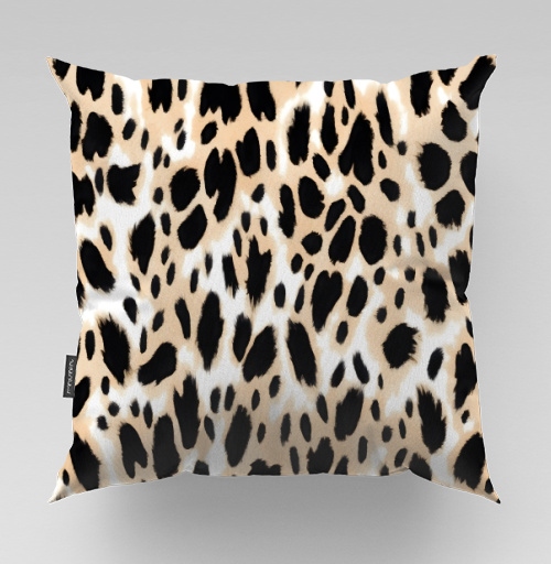 Фотография футболки Beige leopard / Стильный леопардовый узор в бежевых тонах для декора интерьера