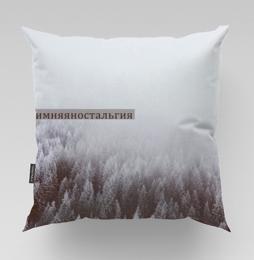Фотография футболки Winter Nostalgia Forest – Зимняя ностальгия окутывает густой хвойный лес