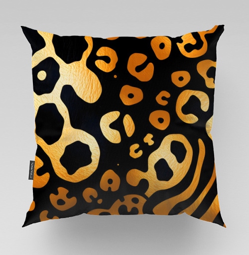 Фотография футболки Golden Leopard Pattern / Золотой леопардовый узор для вашего дома