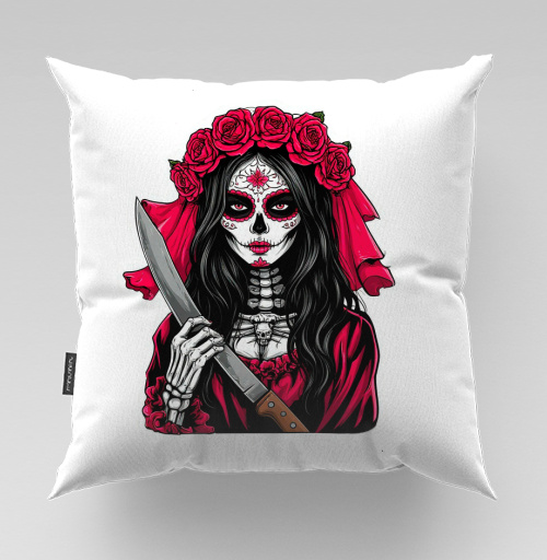 Фотография футболки Мстительная невеста Santa Muerte с ножом